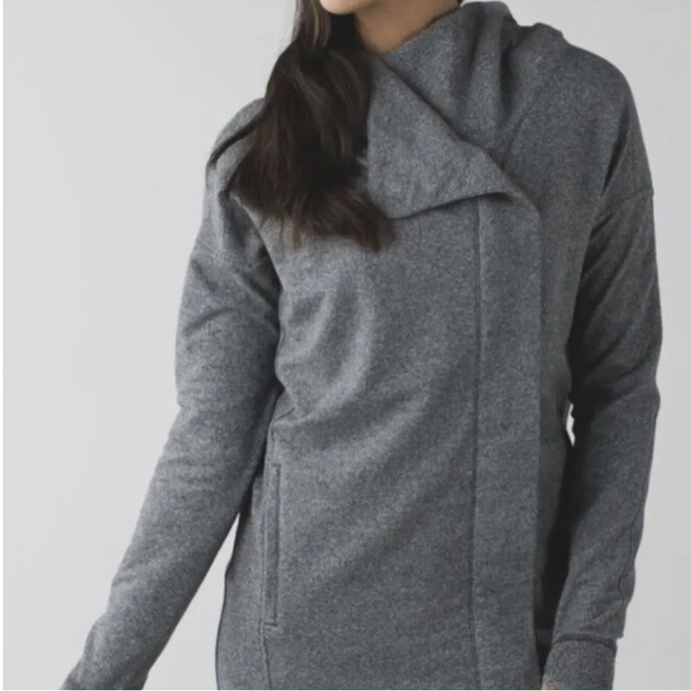 Lululemon Hooded Full Zip Wrap Up Jacket